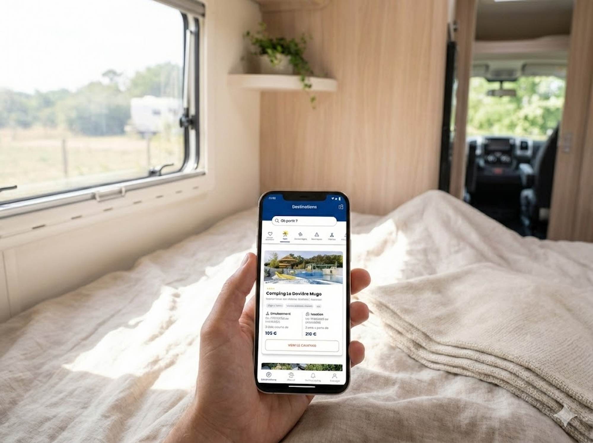 L’application Flower camping