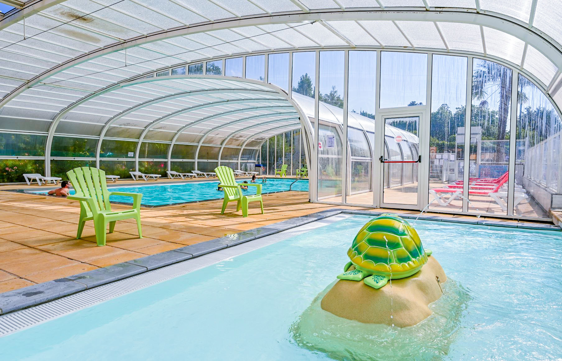 PISCINE FLOWER CAMPING LA BLANCHE HERMINE