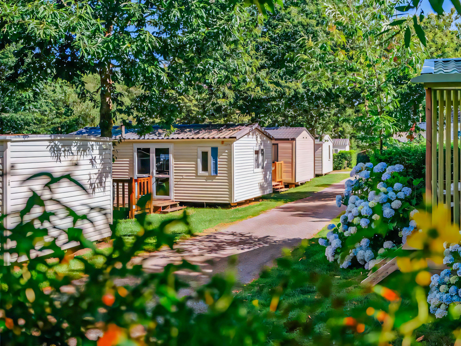 location de mobil homes la blanche hermine